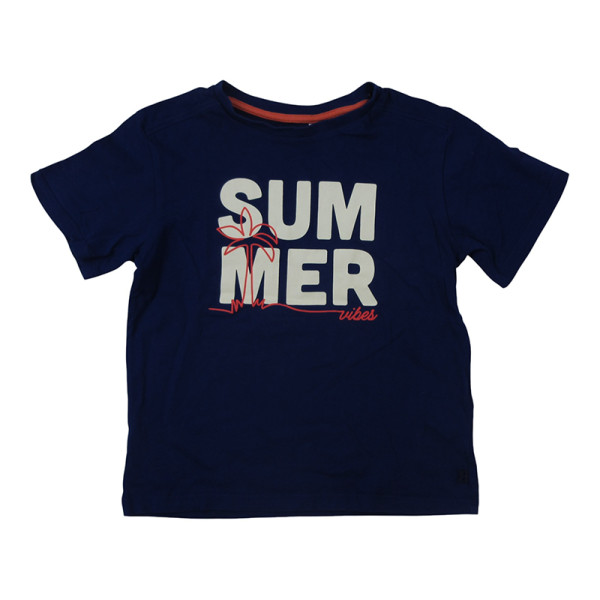 T-shirt met korte mouwen - Okaidi-Obaibi - 110 cm (5 jaar) – Tweedehands baby- en kinderkleding van Okaidi-Obaibi – Les Ptits