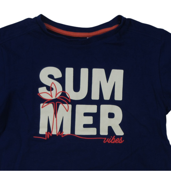 T-shirt met korte mouwen - Okaidi-Obaibi - 110 cm (5 jaar) – Tweedehands baby- en kinderkleding van Okaidi-Obaibi – Les Ptits