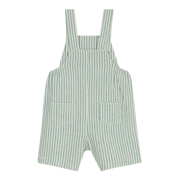 Salopette courte en lin - PETIT BATEAU - 12 mois (74) – Vêtement d’occasion bébé/enfant Petit bateau – Les Ptits Potes