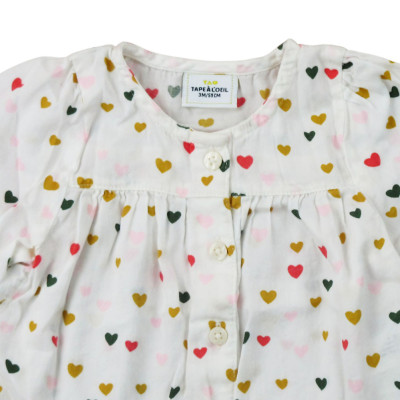 Blouse met lange mouwen - Tape à l'Oeil - 59 cm (3 maanden) – Tweedehands baby- en kinderkleding van Tape à l'Oeil – Les Ptit