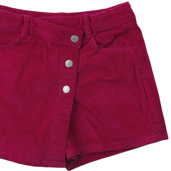 Jupe-short en velours - OKAÏDI - 6 ans (116) – Vêtement d’occasion bébé/enfant Okaidi-Obaibi – Les Ptits Potes