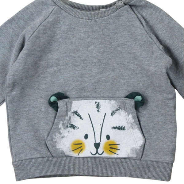 Sweatshirt - Name it - 4-6 Monate 68 cm – Secondhand-Babykleidung/-Kinderkleidung von Name it – Les Ptits Potes