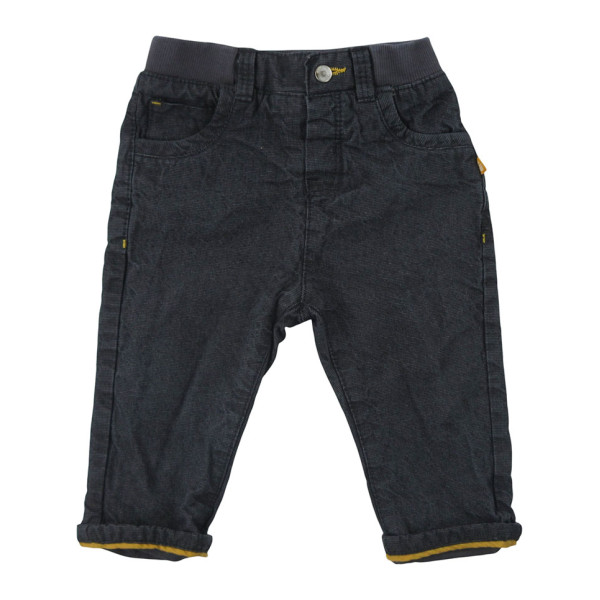 Pantalon doublé - OBAÏBI - 12 mois (74) – Vêtement d’occasion bébé/enfant Okaidi-Obaibi – Les Ptits Potes