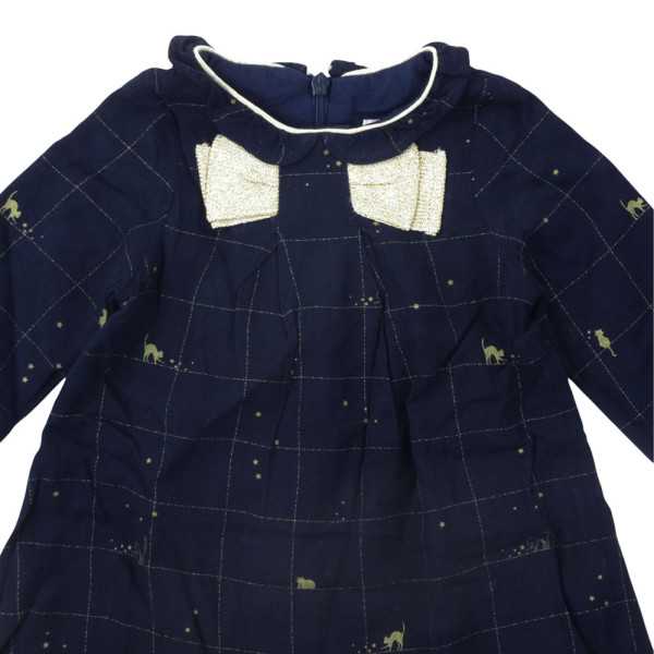 Jurk - Lili gaufrette - 68 cm (6 maanden) – Tweedehands baby- en kinderkleding van Lili gaufrette – Les Ptits Potes