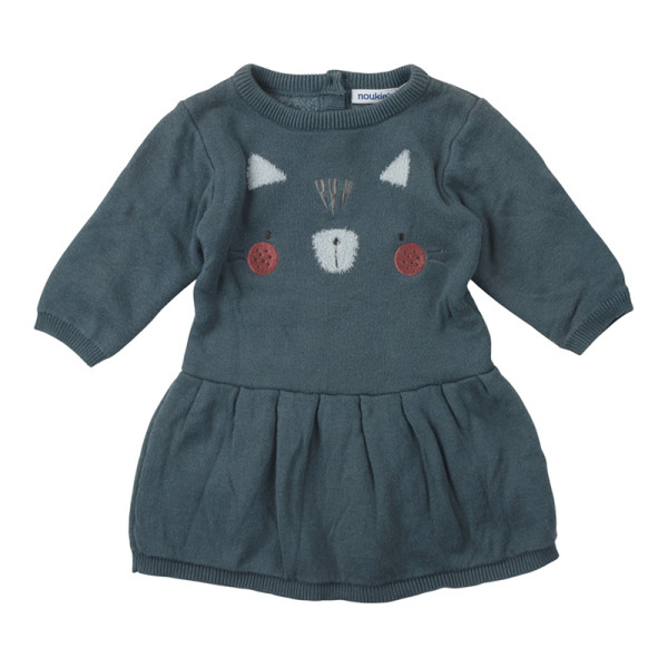 Fleecegevoerde jurk - Noukie's - 56 cm (1 maand) – Tweedehands baby- en kinderkleding van Noukie's – Les Ptits Potes