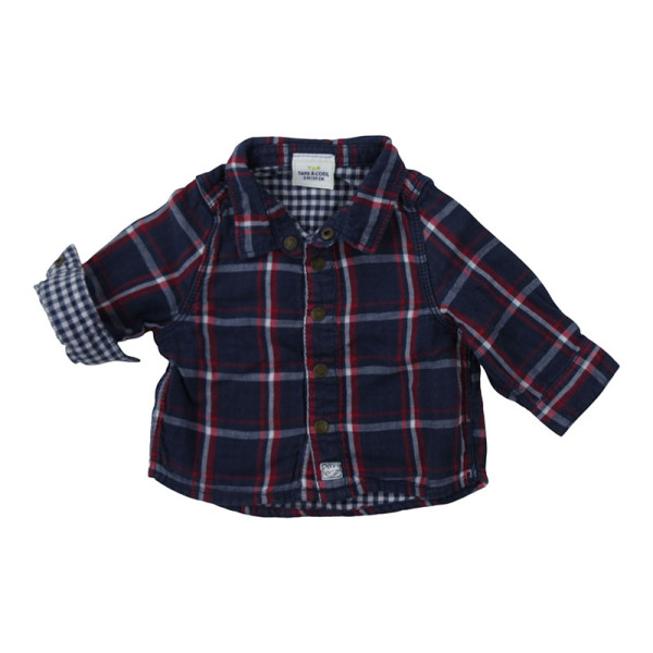Overhemd met lange mouwen - Tape à l'Oeil - 59 cm (3 maanden) – Tweedehands baby- en kinderkleding van Tape à l'Oeil – Les Pt