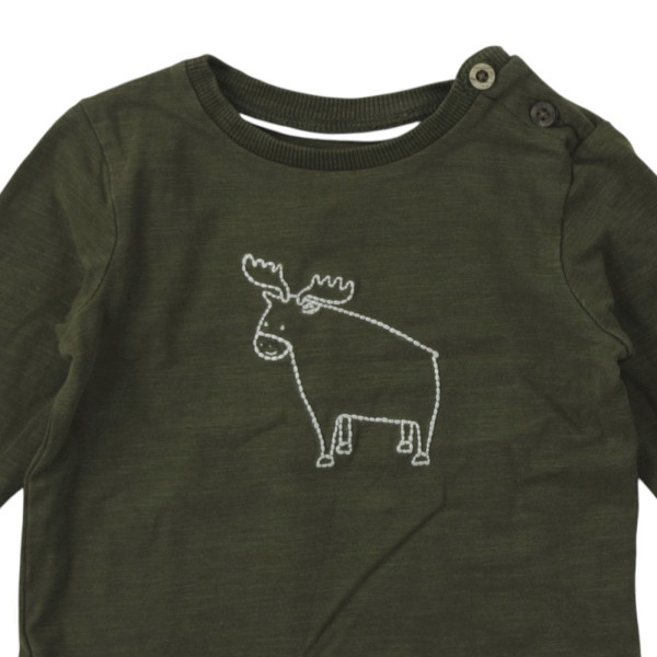 T-Shirt - CUDDLES & SMILES - 9 mois (74) – Vêtement d’occasion bébé/enfant Cuddles and Smiles – Les Ptits Potes
