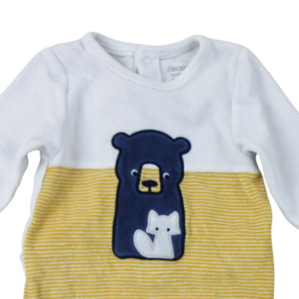 Pyjama - OBAÏBI - 3 mois (59) – Vêtement d’occasion bébé/enfant Okaidi-Obaibi – Les Ptits Potes
