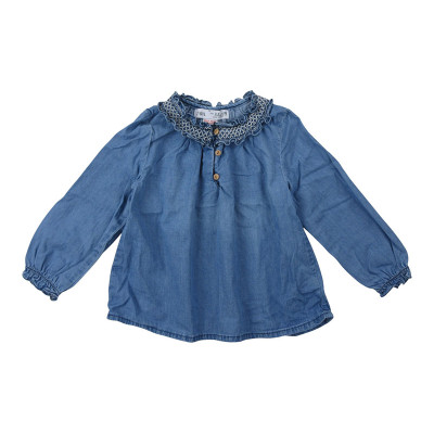Bluse mit langen Ärmeln - Zara - 2-3 Jahre 98 cm