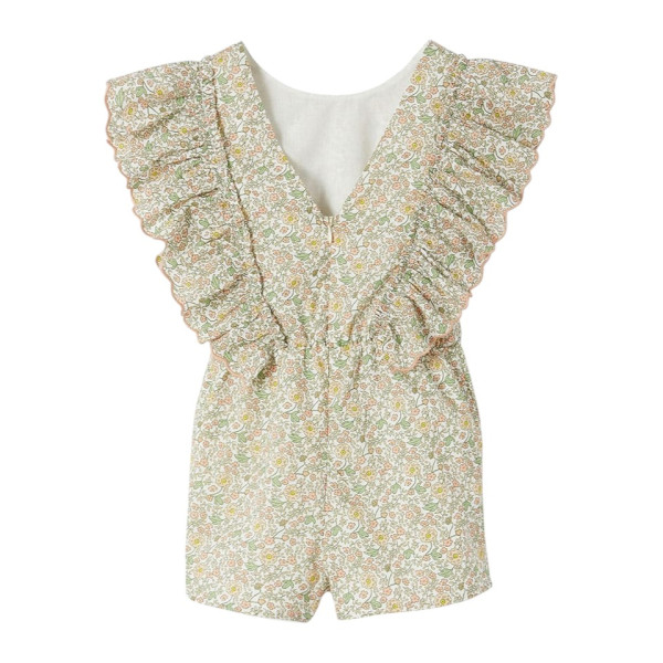 Kurzer Overall - Vertbaudet - 98 cm (3 Jahre) – Secondhand-Babykleidung/-Kinderkleidung von Vertbaudet – Les Ptits Potes