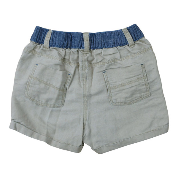 Short en lin - OBAÏBI - 23 mois (86) – Vêtement d’occasion bébé/enfant Okaidi-Obaibi – Les Ptits Potes