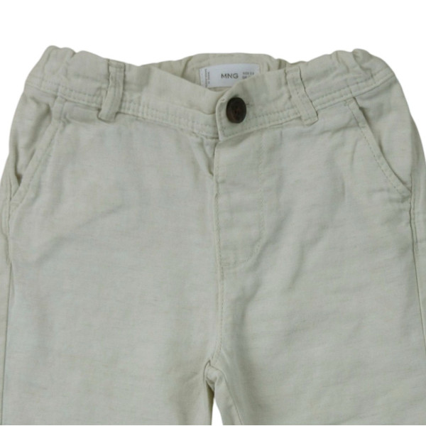 Pantalon en lin - MANGO - 2-3 ans (98) – Vêtement d’occasion bébé/enfant Mango – Les Ptits Potes