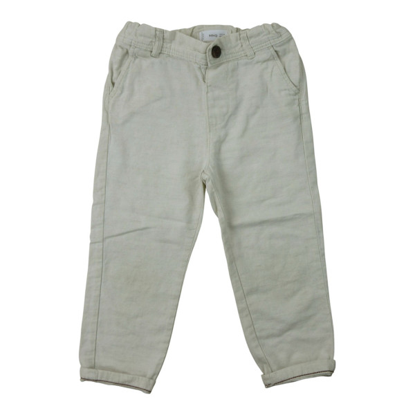 Pantalon en lin - MANGO - 2-3 ans (98) – Vêtement d’occasion bébé/enfant Mango – Les Ptits Potes