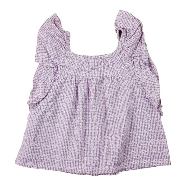 Blouse met korte mouwen - Sergent Major - 98 cm (3 jaar) – Tweedehands baby- en kinderkleding van Sergent Major – Les Ptits P