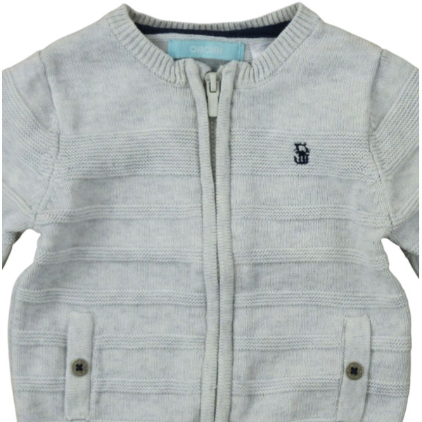 Vest - Okaidi-Obaibi - 59 cm (3 maanden) – Tweedehands baby- en kinderkleding van Okaidi-Obaibi – Les Ptits Potes