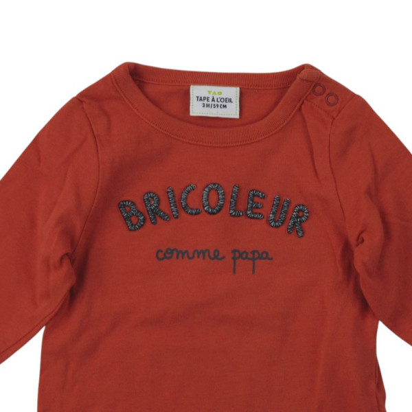 T-Shirt - TAPE A L'OEIL - 3 mois (59) – Vêtement d’occasion bébé/enfant Tape à l'Oeil – Les Ptits Potes