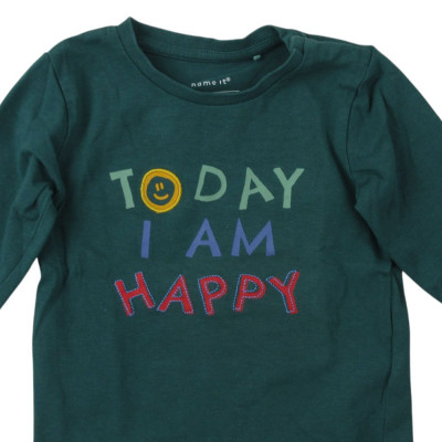 Langarmshirt - Name it - 4-6 Monate 68 cm – Secondhand-Babykleidung/-Kinderkleidung von Name it – Les Ptits Potes