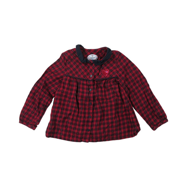 Bluse mit langen Ärmeln - Sergent Major - 98 cm (3 Jahre) – Secondhand-Babykleidung/-Kinderkleidung von Sergent Major – Les P