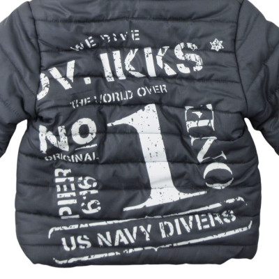Gewatteerde jas - IKKS - 12 maanden – Tweedehands baby- en kinderkleding van IKKS – Les Ptits Potes