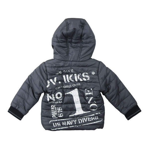 Gewatteerde jas - IKKS - 12 maanden – Tweedehands baby- en kinderkleding van IKKS – Les Ptits Potes