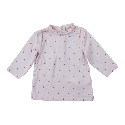 Sous-pull rose pâle - 3 mois (60) – Vêtement d’occasion bébé/enfant  – Les Ptits Potes