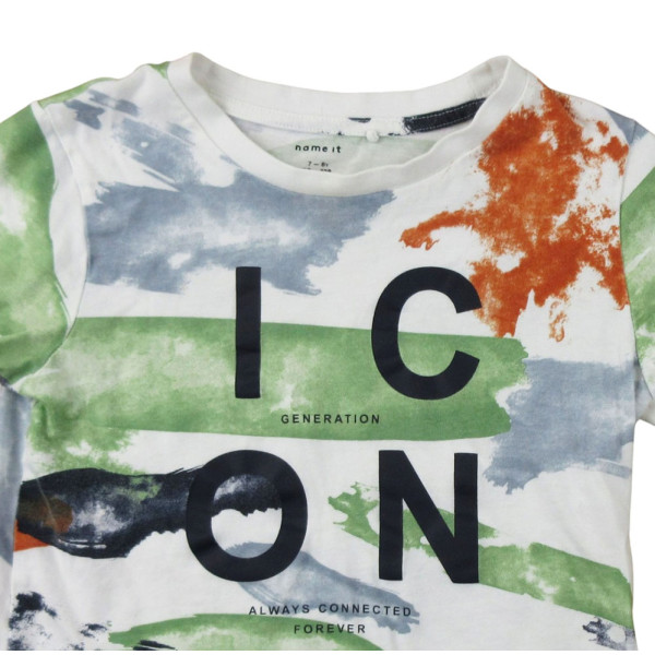 T-Shirt - NAME IT - 7-8 ans (122-128) – Vêtement d’occasion bébé/enfant Name it – Les Ptits Potes