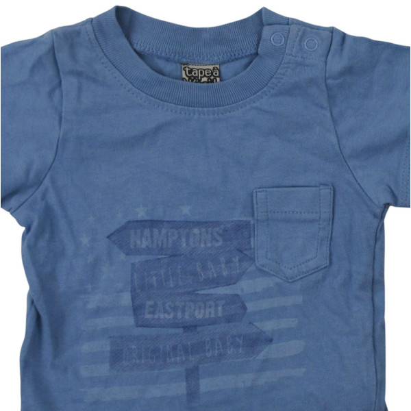 T-Shirt - TAPE A L'OEIL - 3 mois – Vêtement d’occasion bébé/enfant Tape à l'Oeil – Les Ptits Potes