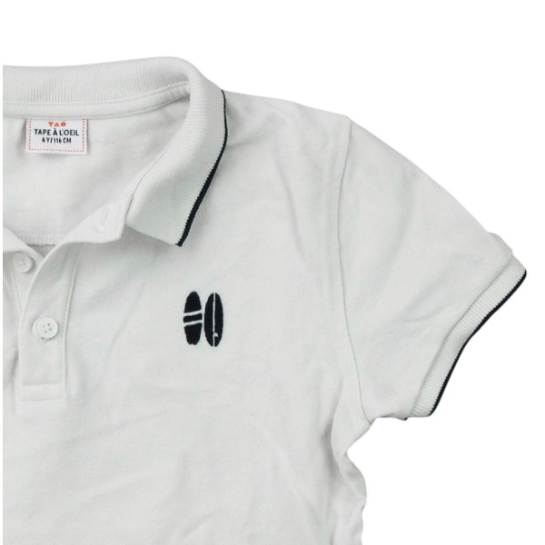 Polo met korte mouwen - Tape à l'Oeil - 116 cm (6 jaar) – Tweedehands baby- en kinderkleding van Tape à l'Oeil – Les Ptits Po