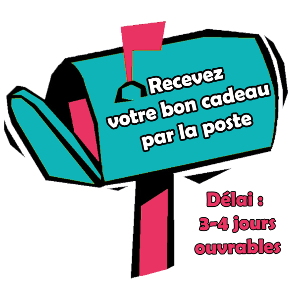 Bon cadeau de 15€ - Par la poste - (délai : 3-4 jours)