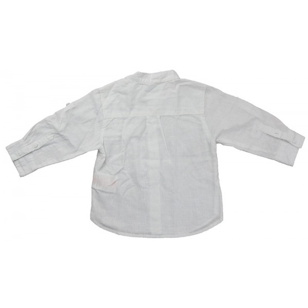 Omvormbaar linnen overhemd - OBAÏBI - 12 maanden (74)
