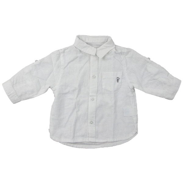 Chemise en lin convertible - OBAÏBI - 3 mois (60)