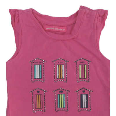 T-Shirt - WEEKEND A LA MER - 12 mois