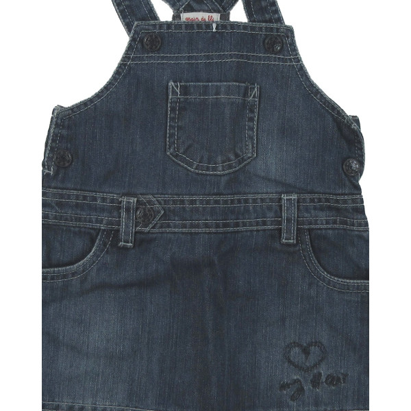 Robe en jeans - GRAIN DE BLÉ - 6 mois (67)