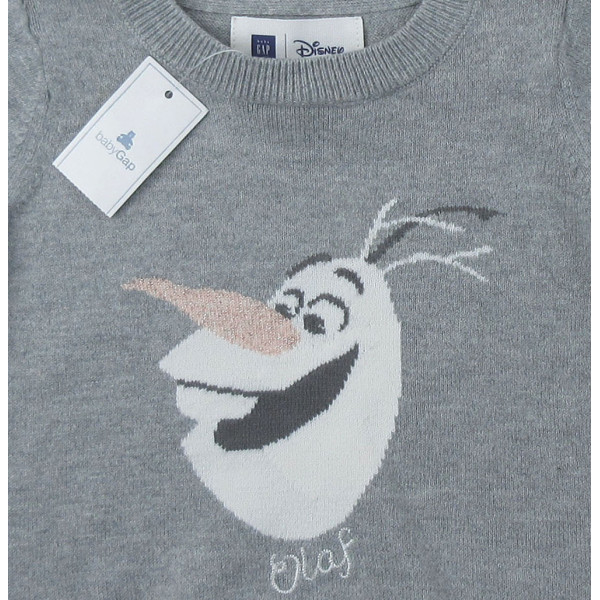 Pull neuf "olaf"- GAP - 12-18 mois (80)