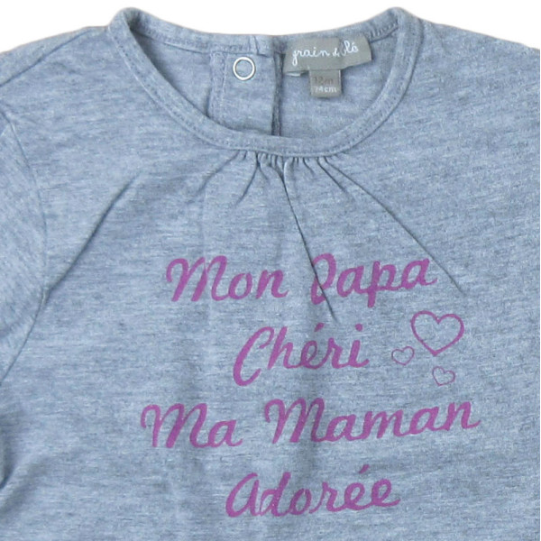 T-Shirt - GRAIN DE BLÉ - 12 mois (74)