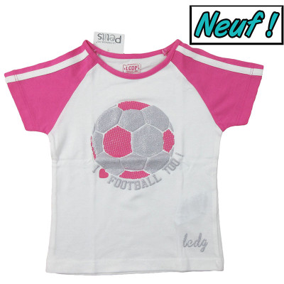 Nieuw T-shirt "voetbal" - COMPAGNIE DES PETITS - 2 jaar oud