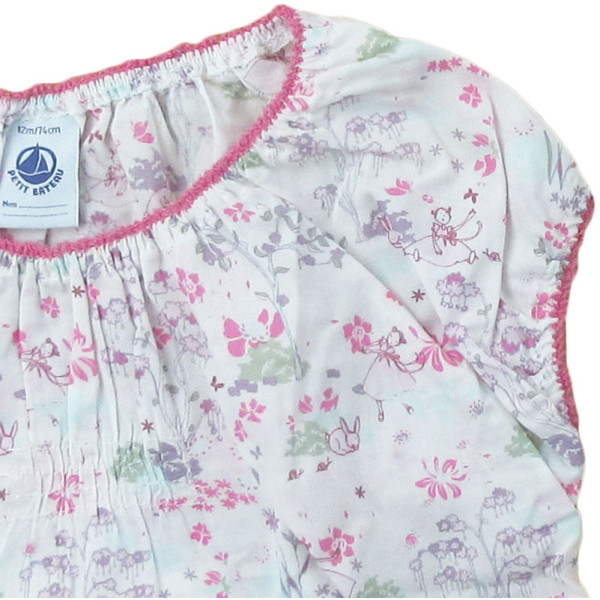 Blouse - PETIT BATEAU - 12 maanden (74)