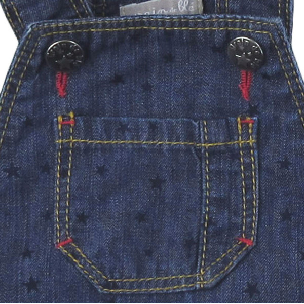 Robe en jeans - GRAIN DE BLÉ - 6 mois (68)