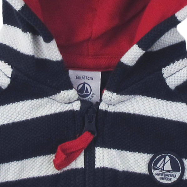 Gilet - PETIT BATEAU - 6 mois (67)