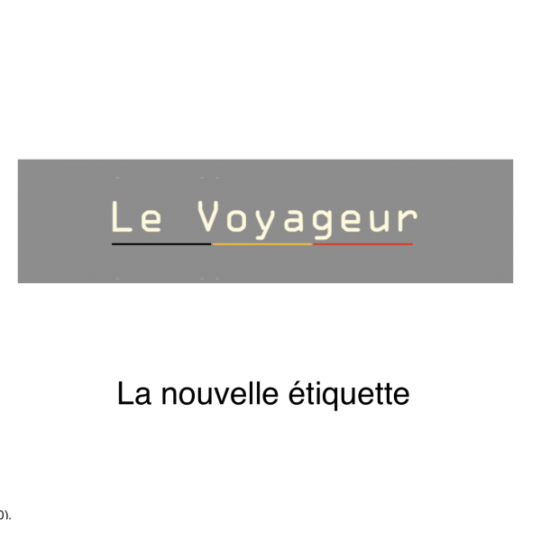 Le Voyageur - porte-savon en toile - nouveau design
