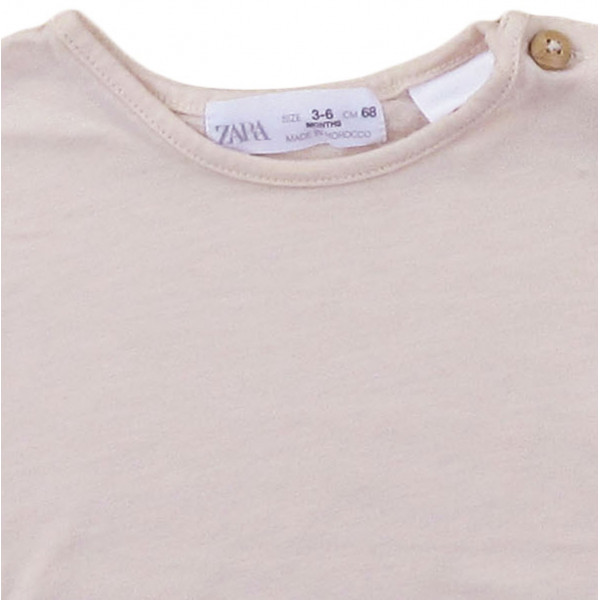 T-Shirt - ZARA - 3-6 mois (68)