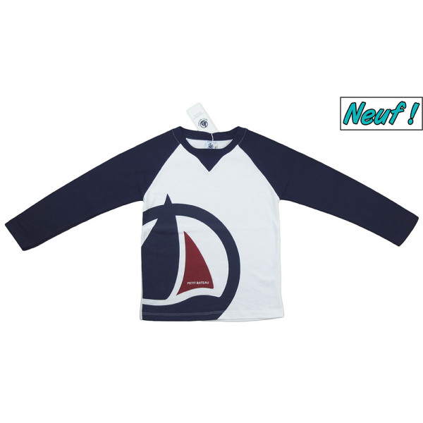 T-Shirt neuf - PETIT BATEAU - 6 ans (116)