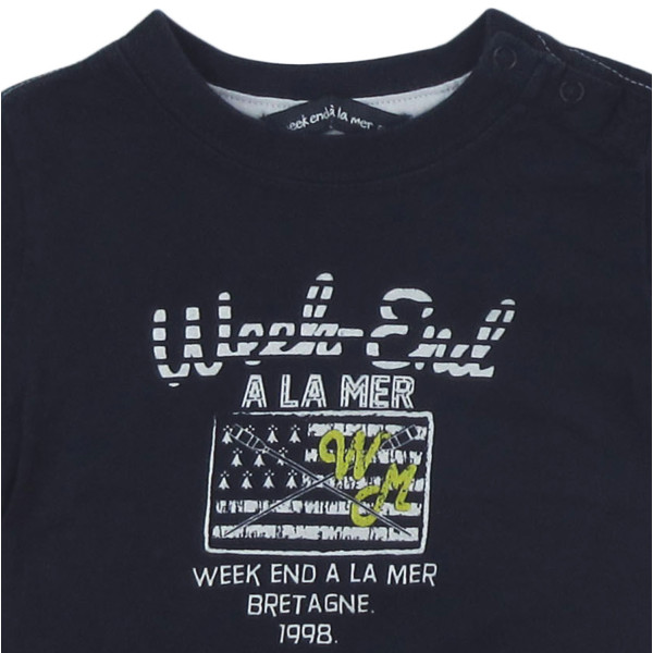 T-Shirt - WEEKEND A LA MER - 6 maanden