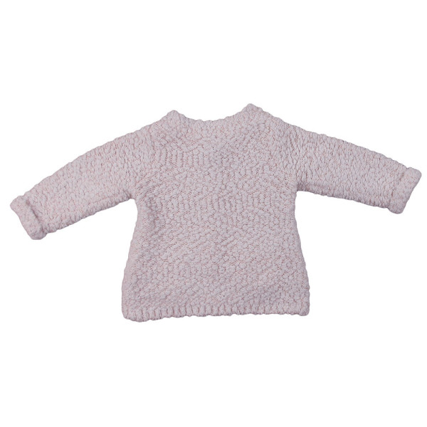 Gilet polaire rose pâle - 6 mois (67)