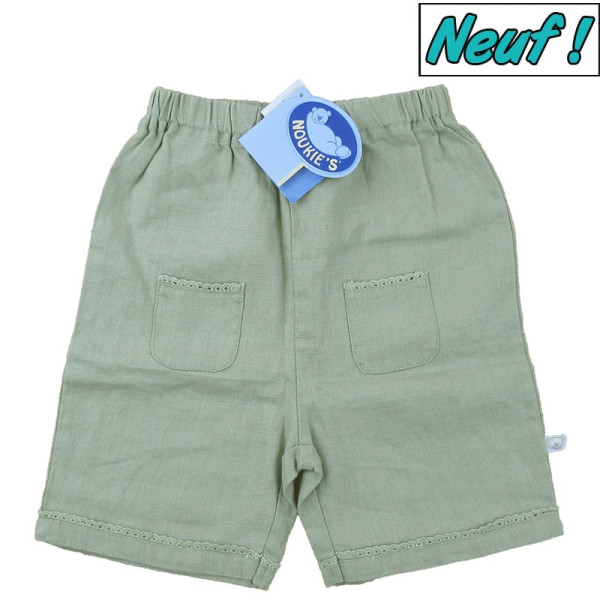 Short en lin (neuf) - NOUKIE'S - 2 ans (92)