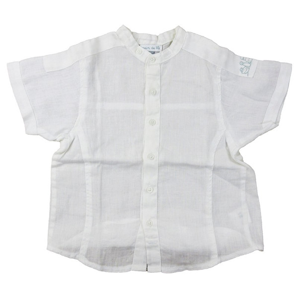 Chemise en lin - GRAIN DE BLÉ - 12-18 mois (81)