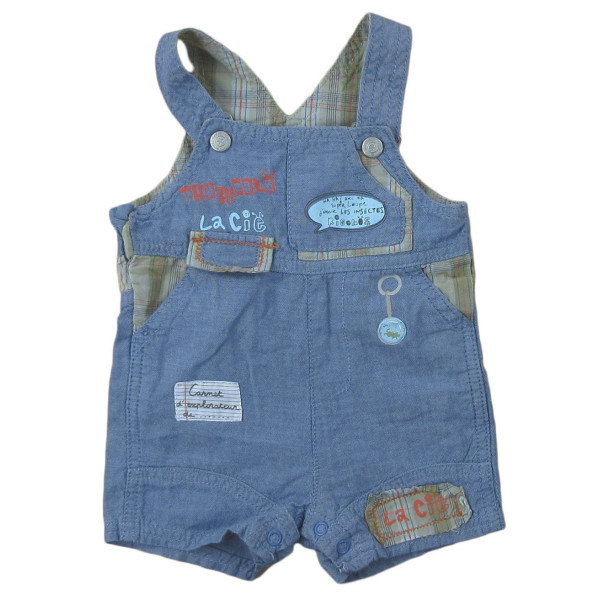 Salopette short - COMPAGNIE DES PETITS - 3 mois