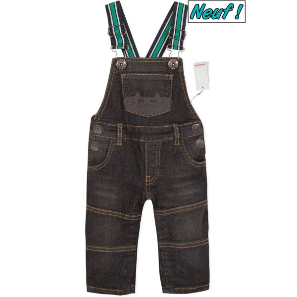 Salopette neuve en jeans - CATIMINI - 4 ans (104)