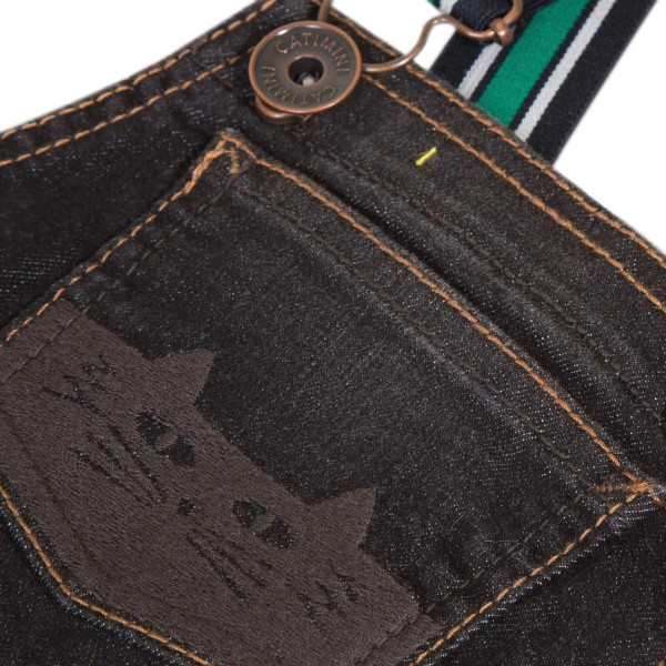 Salopette neuve en jeans - CATIMINI - 4 ans (104)