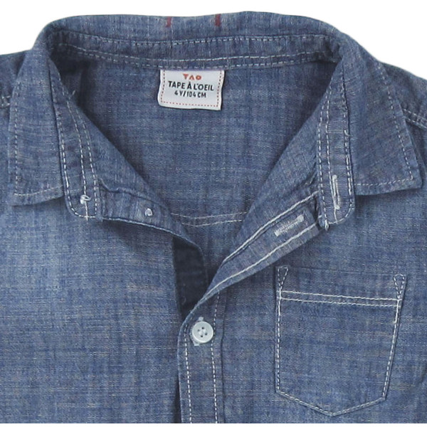 Chemise en jeans - TAPE A L'OEIL - 4 ans (104)